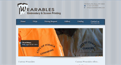 Desktop Screenshot of customwearables.com